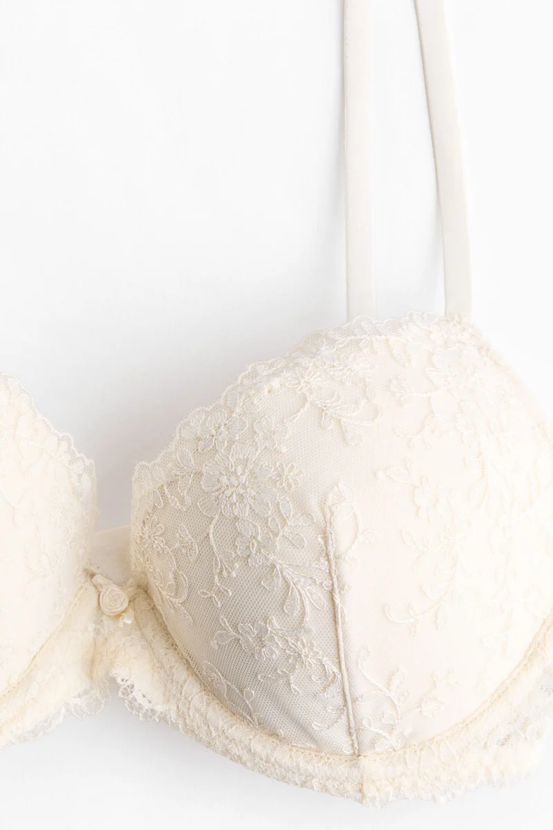 اتش اند ام حمالة صدر بوش أب مطرزة